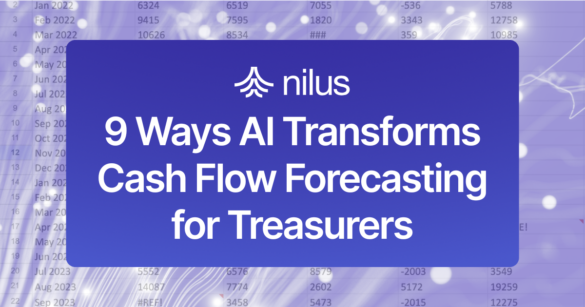 9 Ways AI Transforms Cash Flow Forecasting for Treasurers