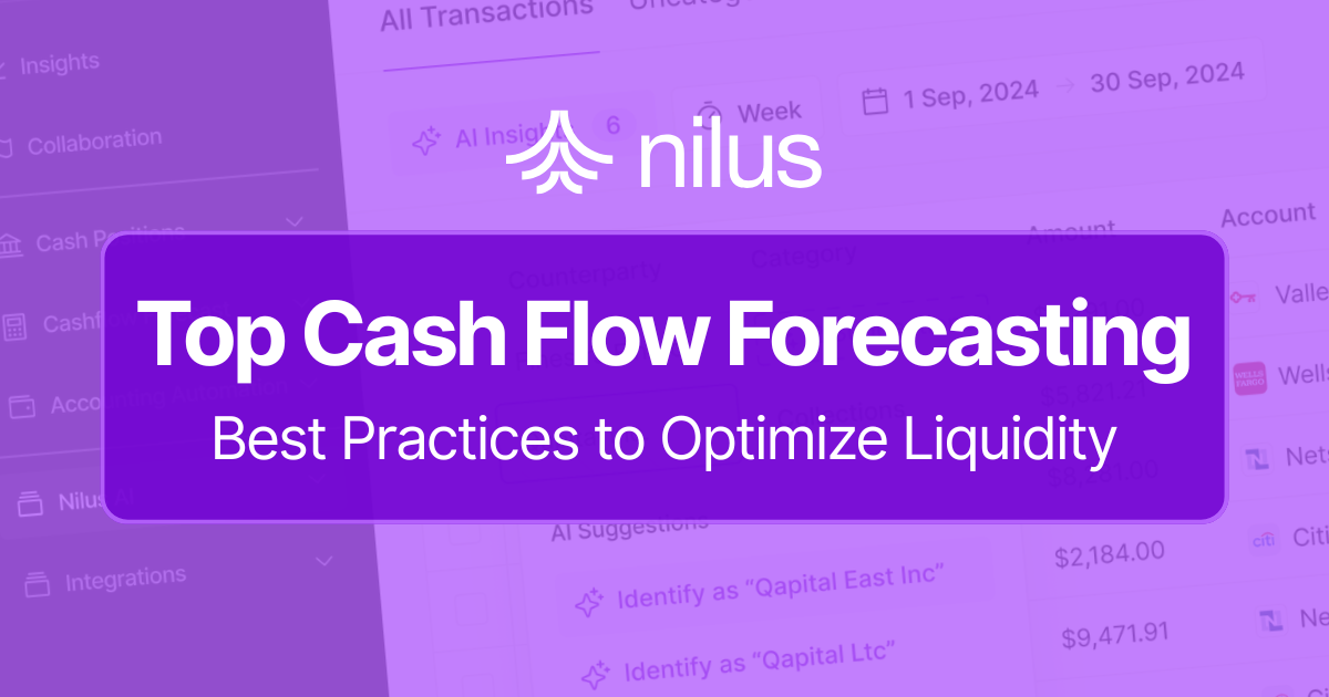 Top Cash Flow Forecasting Best Practices to Optimize Liquidity