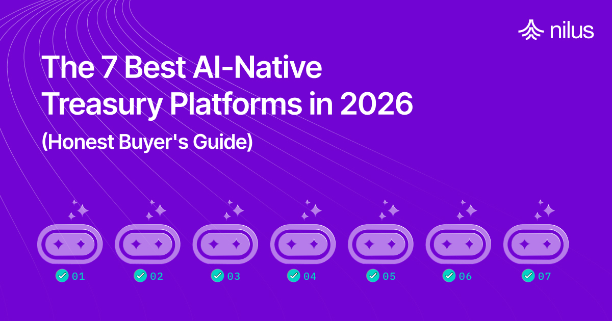 The 7 Best AI-Native Treasury Platforms in 2026 (Honest Buyer's Guide)