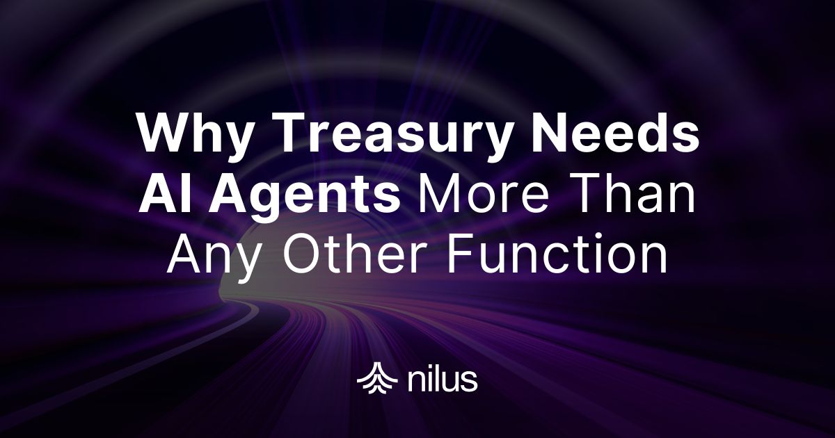 Why Treasury Needs AI Agents More Than Any Other Function